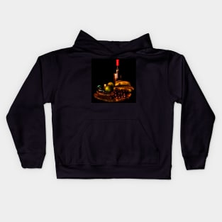 Wine And Fruit Still-Life Kids Hoodie